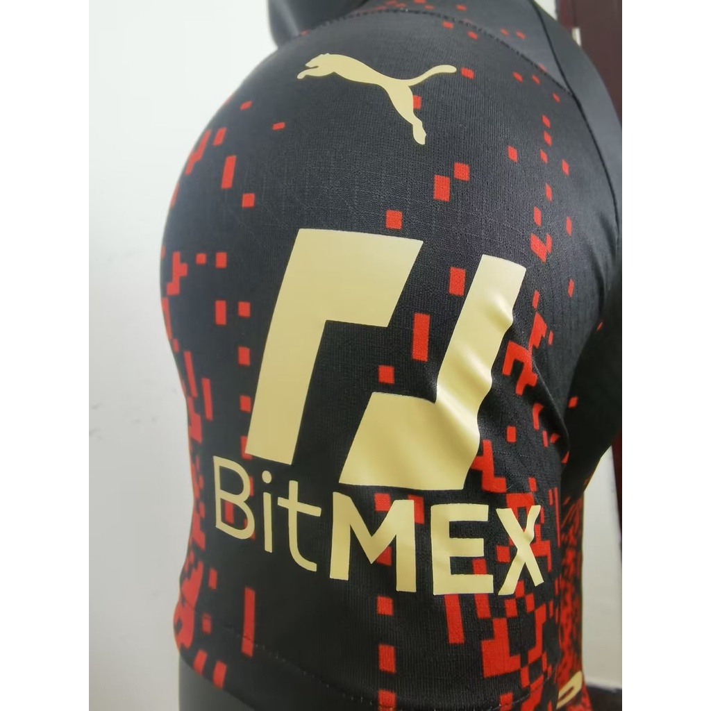 Áo Thun Bóng Đá Màu Đỏ Đen Size S-2XL AC Milan 23-24