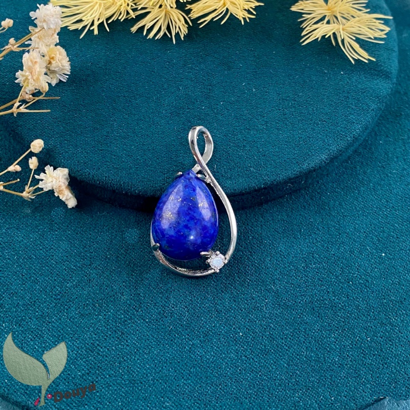 Vòng cổ Mặt Đá Thạch Anh Tím Tự Nhiên Dành Cho Nam Và Nữ