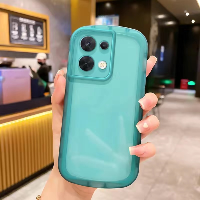 Ốp Điện Thoại Màu kẹo mắt lớn TPU linh hoạt Cho OPPO Reno 8T 8Z 8 7 7Z 6 6Z 5 Reno8 Reno7 Reno6 Reno5 Pro 5G 4G 2023