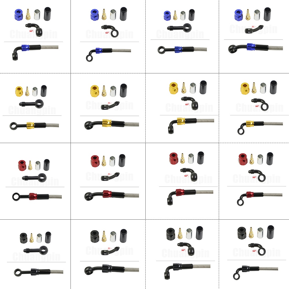 Ống Dẫn Dầu Phanh Ly Hợp Bằng Nhôm AN3 Dành Cho Xe Mô Tô Địa Hình ATV