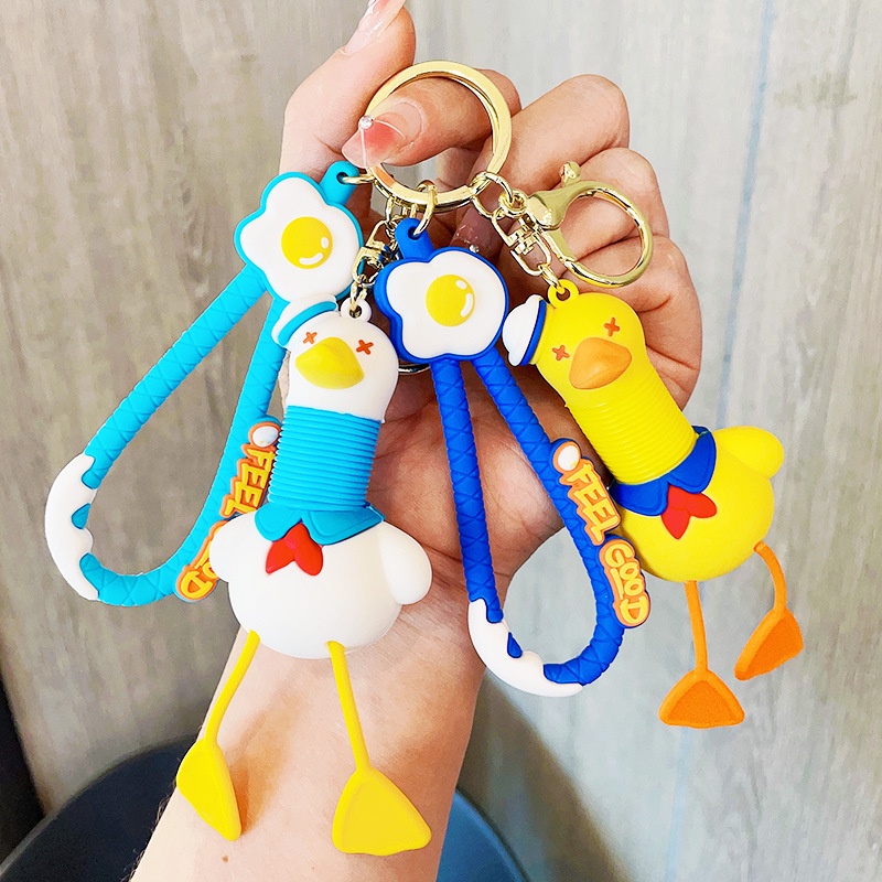 Móc Khóa Hình Con Ngỗng Dễ Thương