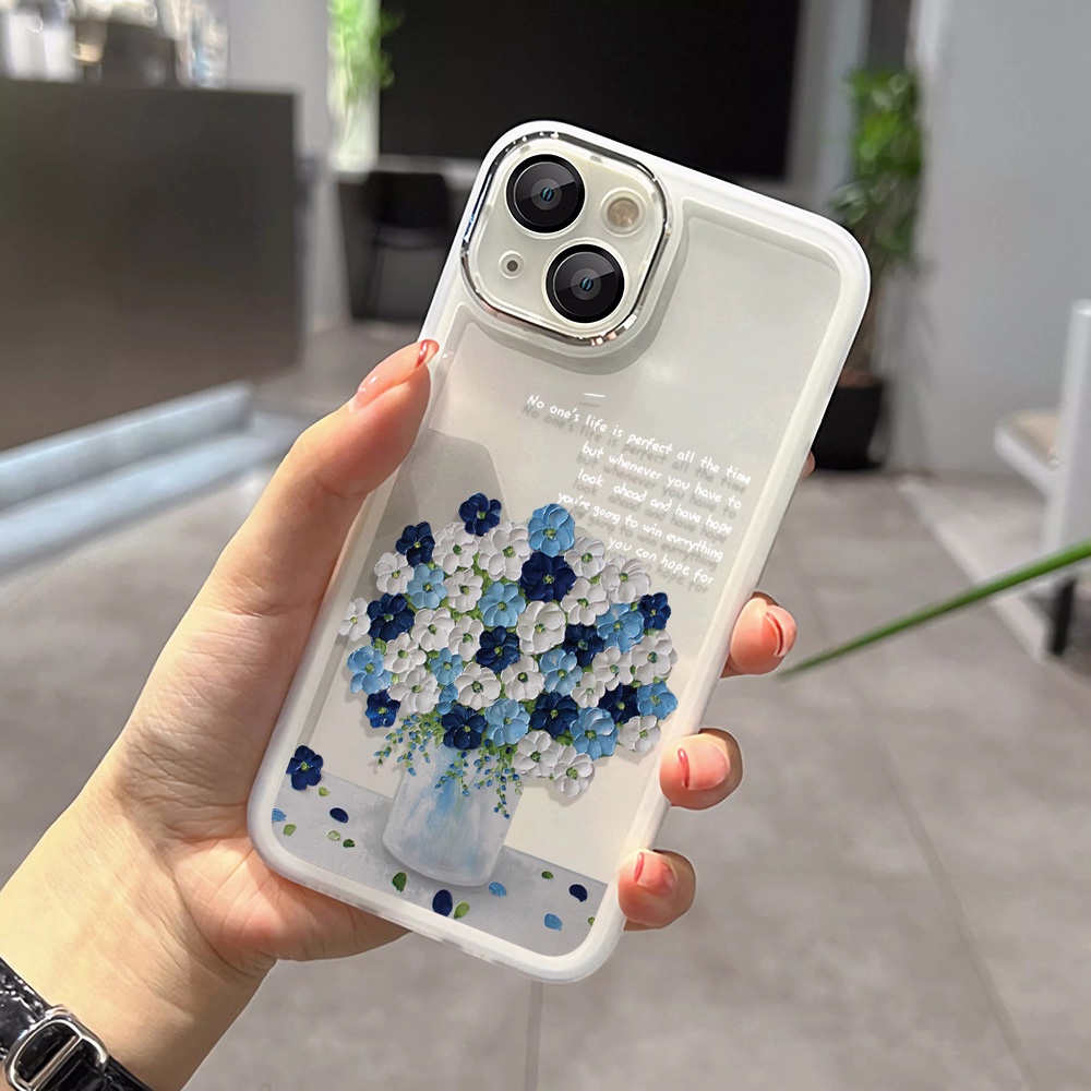 Miếng Dán Bảo Vệ Camera Cho iphone 14promax 11 13 12 7Plus X XS Max Ốp Lưng Điện Thoại In Hình Hoa