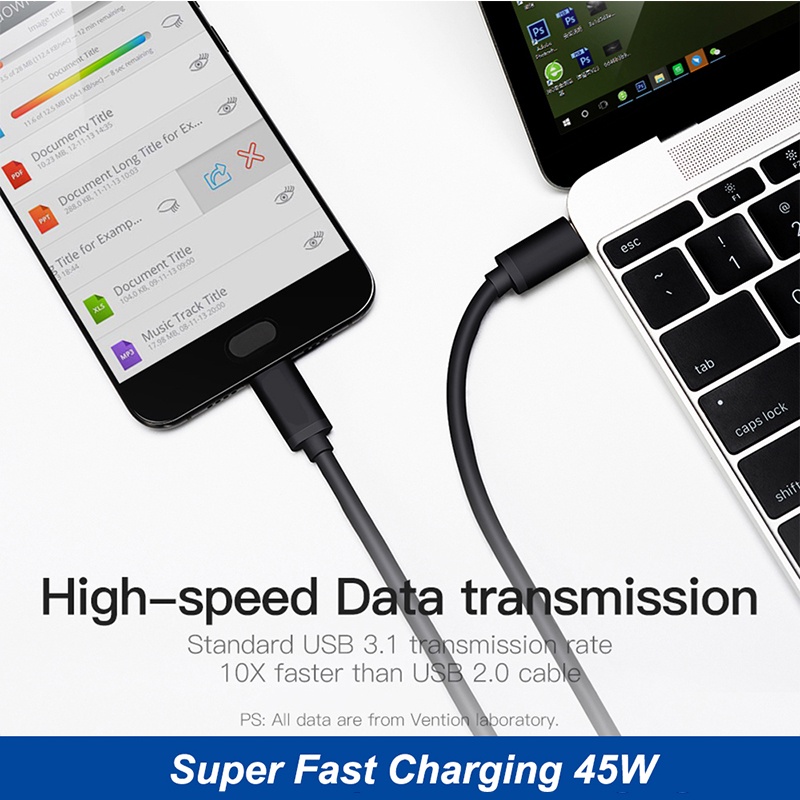 SAMSUNG Dây Cáp Sạc Nhanh Loại C 45W PD Cho GalaxyS23 S22 S21 S20 Ultra S10 Plus S10E Note 10 A81 A70