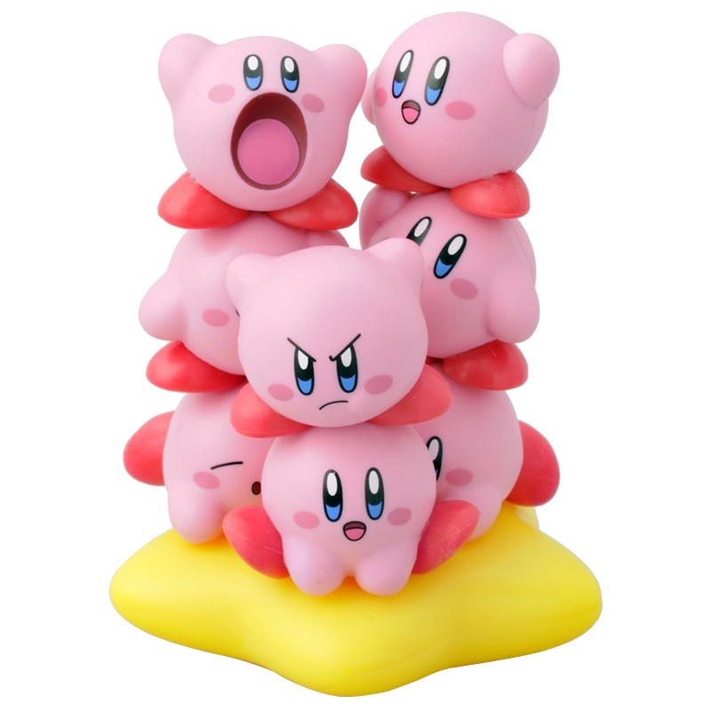 Set 11 Mô Hình Nhân Vật Phim Hoạt Hình kirby adventure Bằng pvc