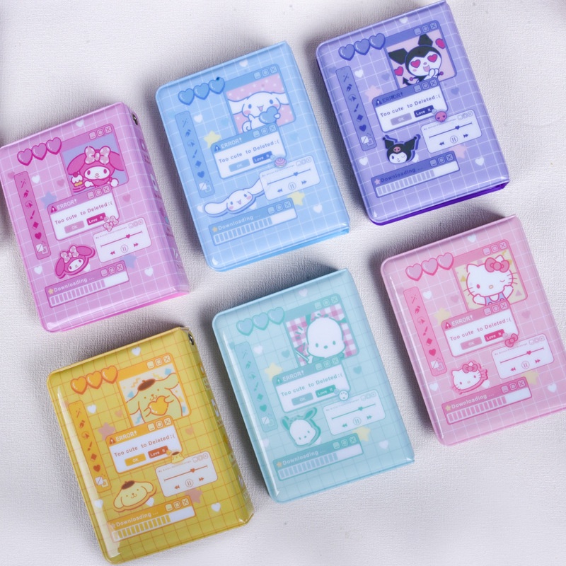 Album Ảnh 3 Inch Với 40 Ngăn Đựng Thẻ Tập Sách Lưu Trữ Thiết Kế Hoạt Hình Dễ Thương In Pvc | Top3C01