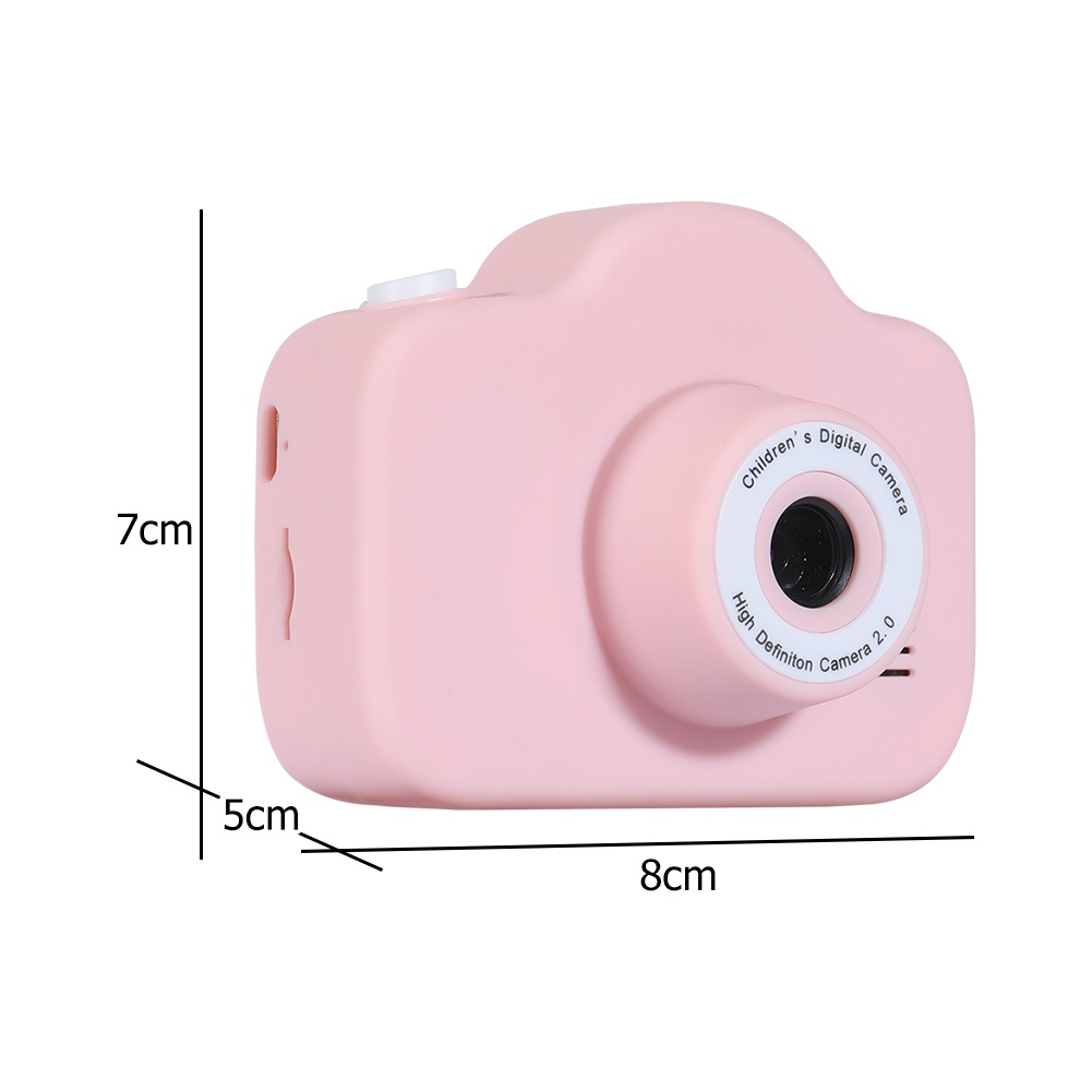 Máy Ảnh Kỹ Thuật Số 2 Inch HD Họa Tiết Hoạt Hình Dễ Thương Kèm Đầu Đọc Thẻ Tiện Dụng Cho Bé
