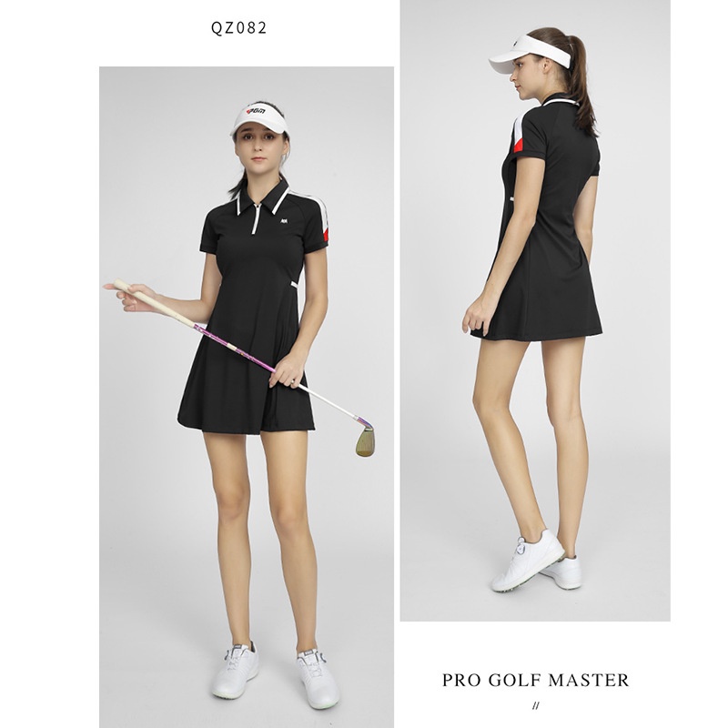 PGM chất lượng cao Polo Golf Phụ nữ nhanh khô thể thao Golf Dress QZ082