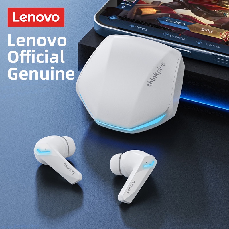 Tai nghe nhét tai không dây LENOVO GM2 Pro bluetooth 5.3 TWS chơi game rảnh tay HD âm thanh nổi có đèn RGB và mi cờ rô