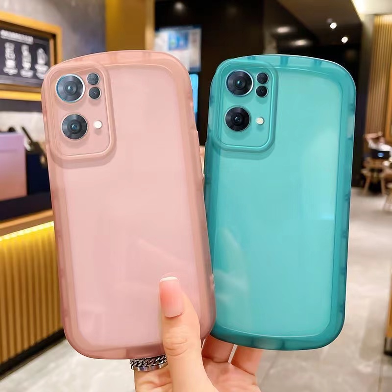 Ốp Điện Thoại Màu kẹo mắt lớn TPU linh hoạt Cho OPPO Reno 8T 8Z 8 7 7Z 6 6Z 5 Reno8 Reno7 Reno6 Reno5 Pro 5G 4G 2023