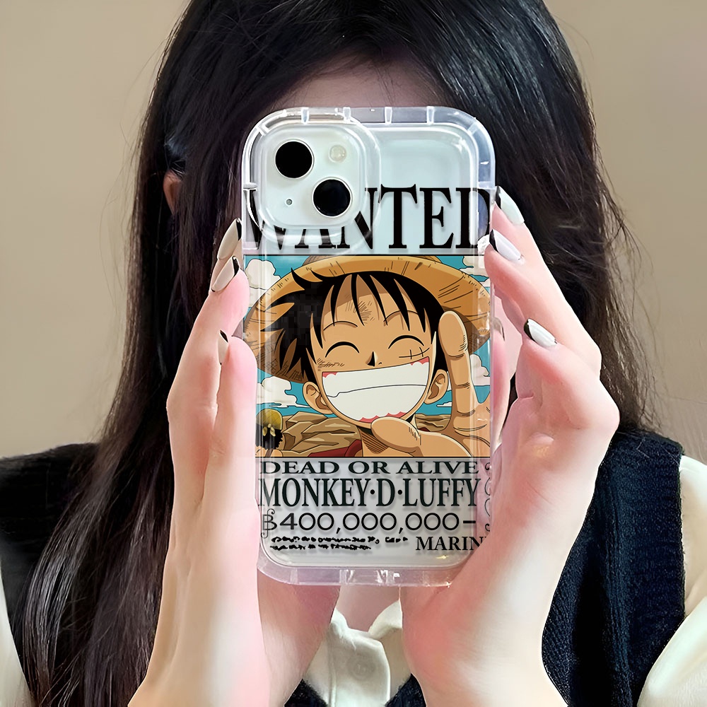 Ốp Điện Thoại In Hình Monkey D Luffy Thời Trang Cho iphone 14promax 11 13 12 7Plus X XS Max