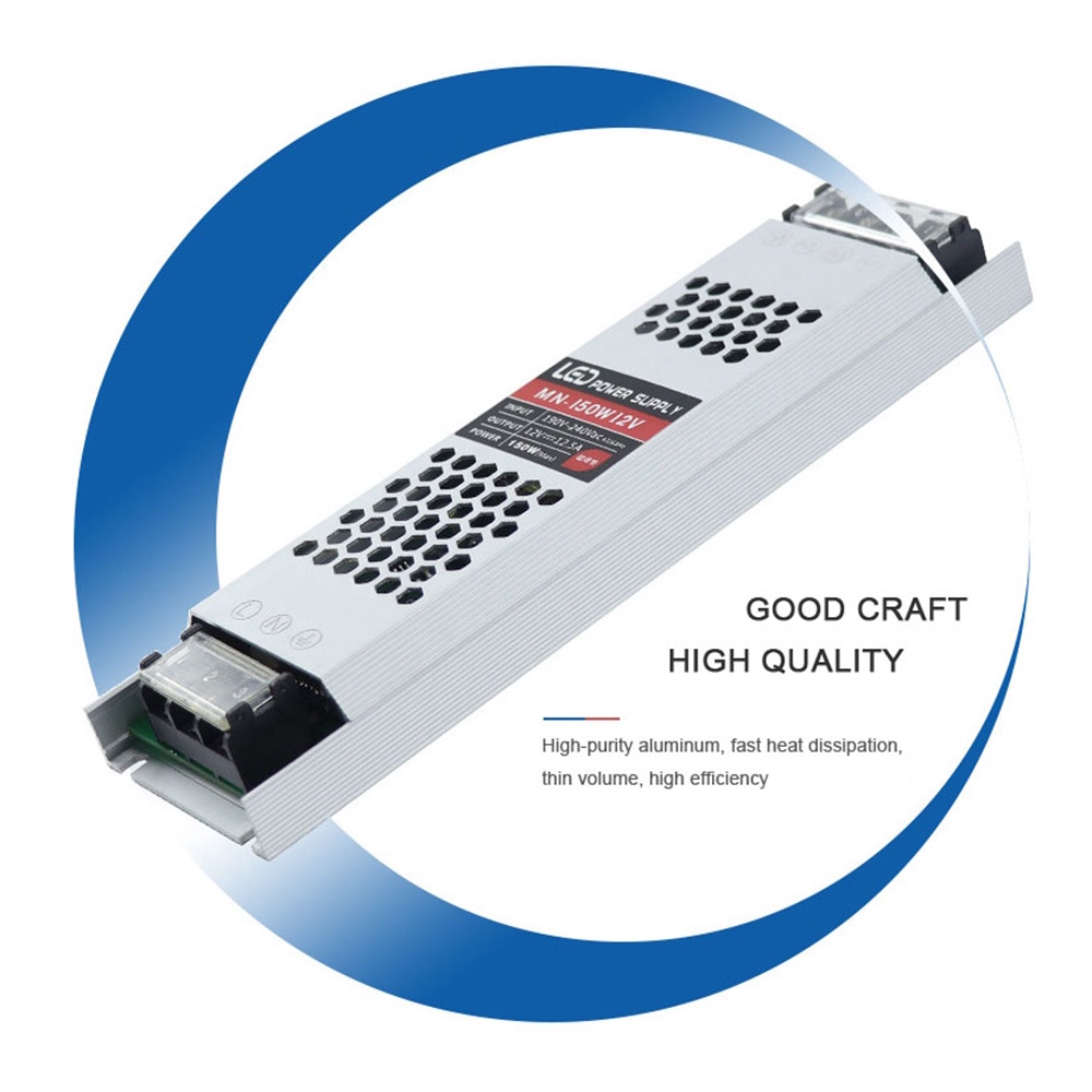 Bộ Chuyển Đổi Nguồn Đèn LED DC12V / 24V 60W 100W 150W 200W 300W AC190-240V