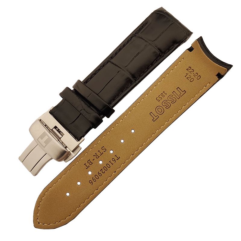 2/26✈Dây Đeo Bằng Da Tissot T035 1853 Kutu T035407Áo Thun In Chữ A T Thời Trang Năng Động035627 Dây Đeo Giao Diện Cong Cho Nam