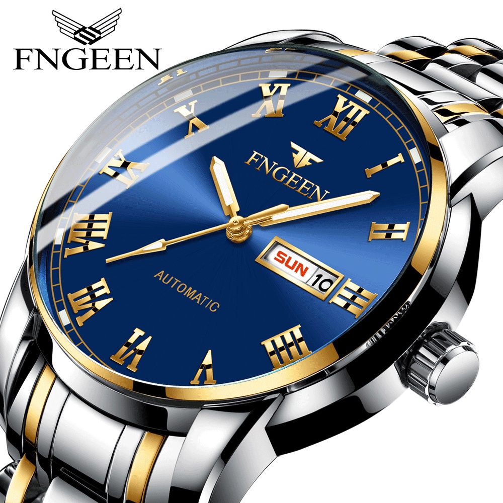 Đồng hồ nam FNGEEN F781 lịch đôi tiện lợi kiểu dáng sang trọng lịch lãm