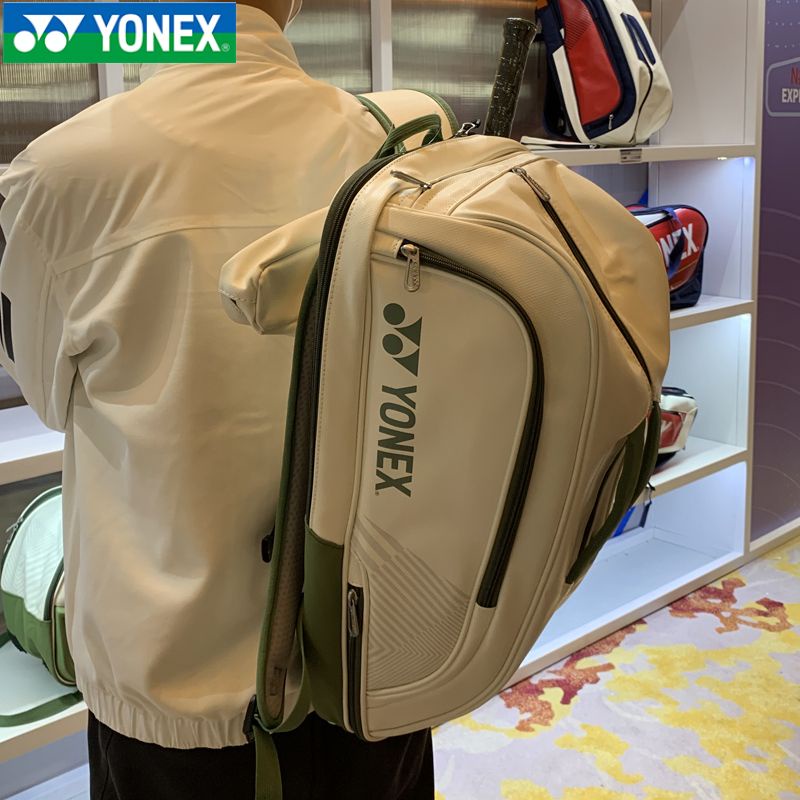 ◘﹊□YONEX Yonex 2023 new national team badminton bag square bag shoulder large capacity backpack BA02312