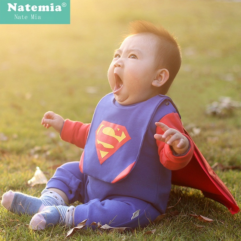 Trang Phục Hóa Trang Nhân Vật Superman Nhân Dịp Halloween Cho Bé