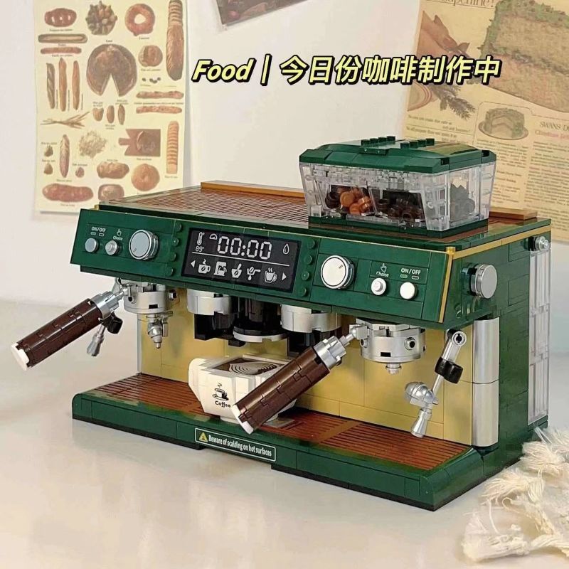 Máy Pha Cà Phê Mini Phong Cách Retro Độc Đáo