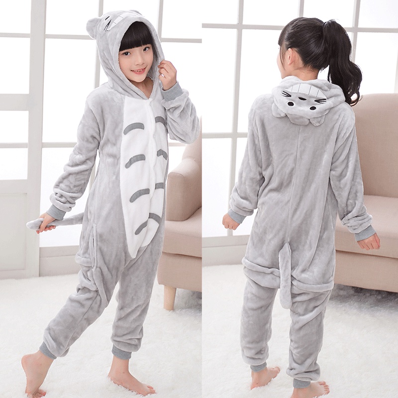 Bộ Đồ Ngủ Liền Thân Hóa Trang Hoạt Hình Dễ Thương Cho Bé