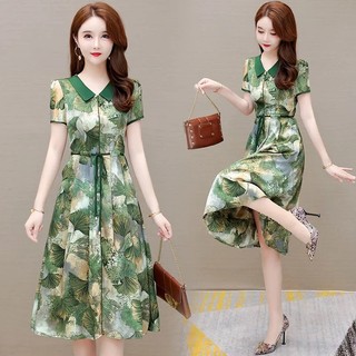Đầm Tay Ngắn Cổ Búp Bê In Họa Tiết Độc Đáo Thời Trang Mùa Hè 2023 Xinh Xắn Cho Nữ