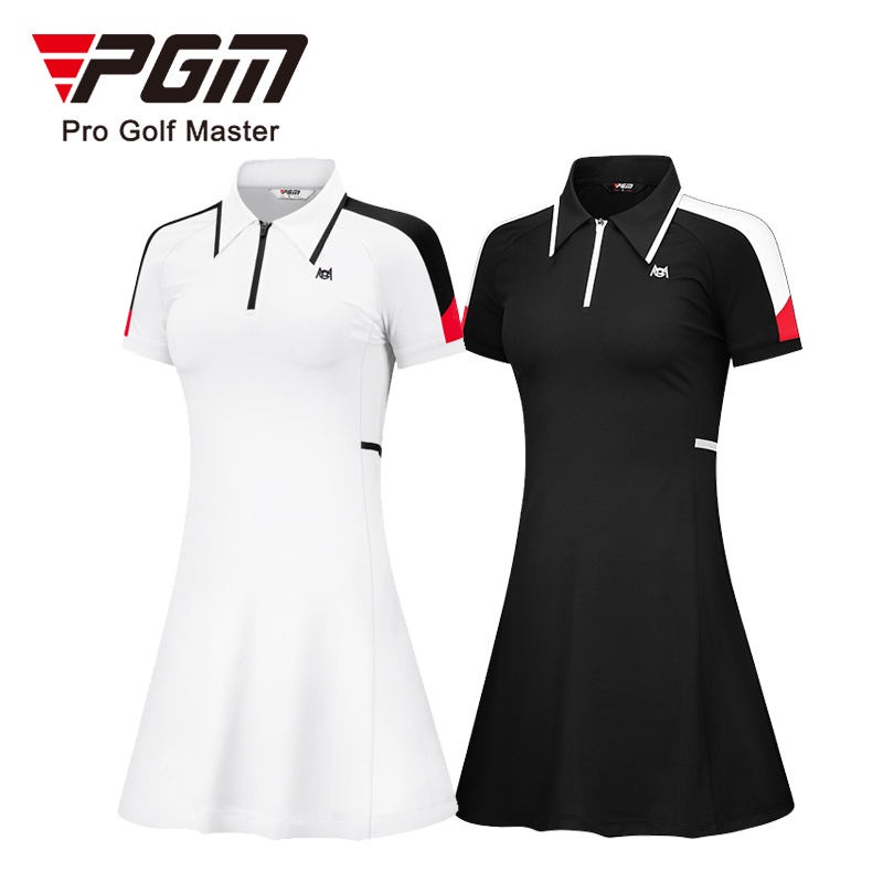 PGM chất lượng cao Polo Golf Phụ nữ nhanh khô thể thao Golf Dress QZ082