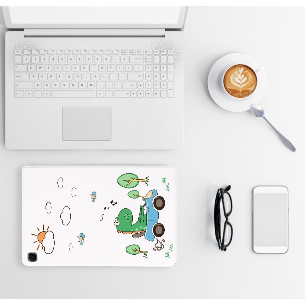 For Samsung Galaxy Tab S6 lite P615 P610 P619 P613 Tab A8 X200 Tab A7 T500 T505 T507 T503 T509 Tab A7lite T220 T225 flipcover leather Cartoon Cute Pattern Tablet Case