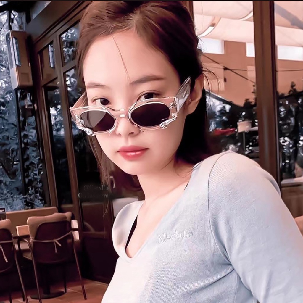 Kính Mát Hình Rắn Chống Tia UV400 Phong Cách Steampunk Sang Trọng Dành Cho Nam Và Nữ