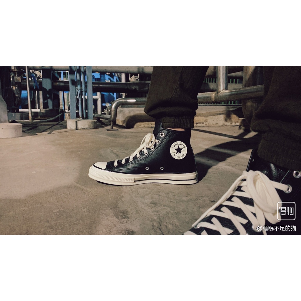 Giày Thể Thao Converse Cổ Cao Chất Liệu Da Mềm Phong Cách retro 1970S-B83