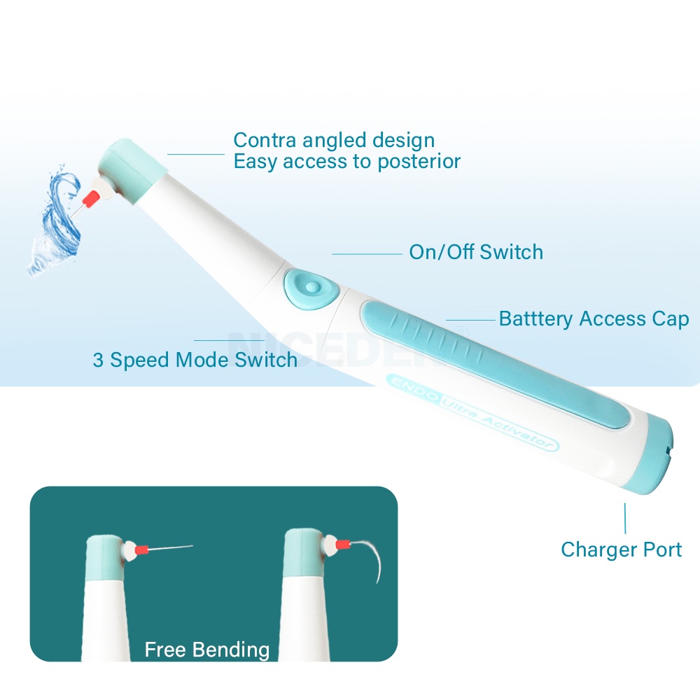 Dụng Cụ Kích Hoạt Rễ Nha Khoa Bằng Sóng Siêu Âm 3D Làm Sạch Hiệu Quả