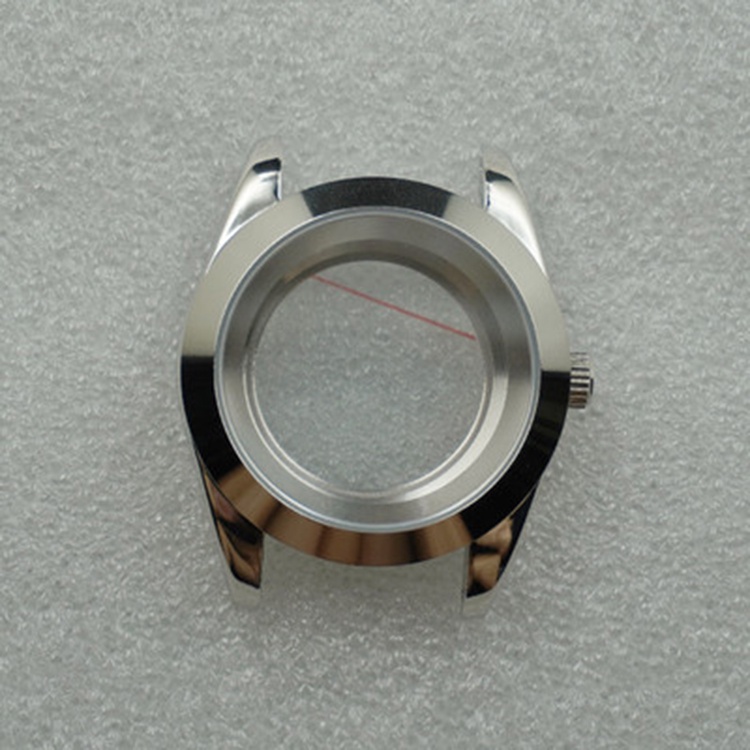 Ốp Bảo Vệ Mặt Đồng Hồ 41MM Bằng Thép Không Gỉ Đính Đá Sapphire Cho NH35 / NH36