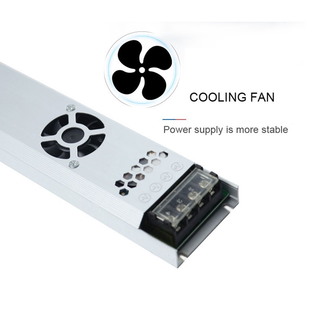 Bộ Chuyển Đổi Nguồn Đèn LED DC12V / 24V 60W 100W 150W 200W 300W AC190-240V