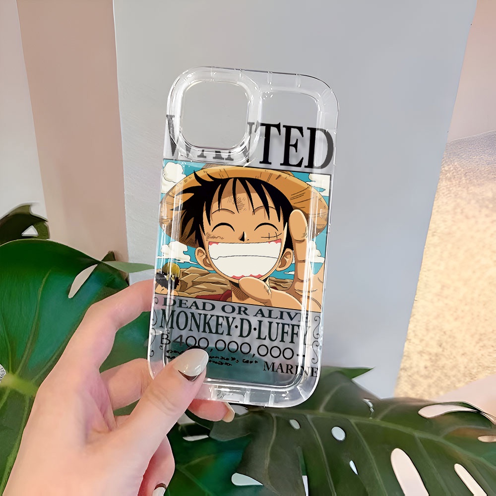 Ốp Điện Thoại In Hình Monkey D Luffy Thời Trang Cho iphone 14promax 11 13 12 7Plus X XS Max