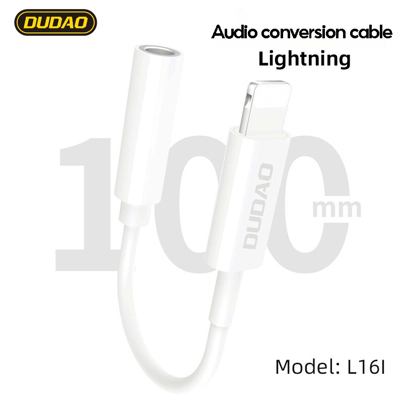 Dây Cáp Âm Thanh Tai Nghe Bluetooth Có Dây DUDAO L16i 3.5mm Cho Điện Thoại Apple