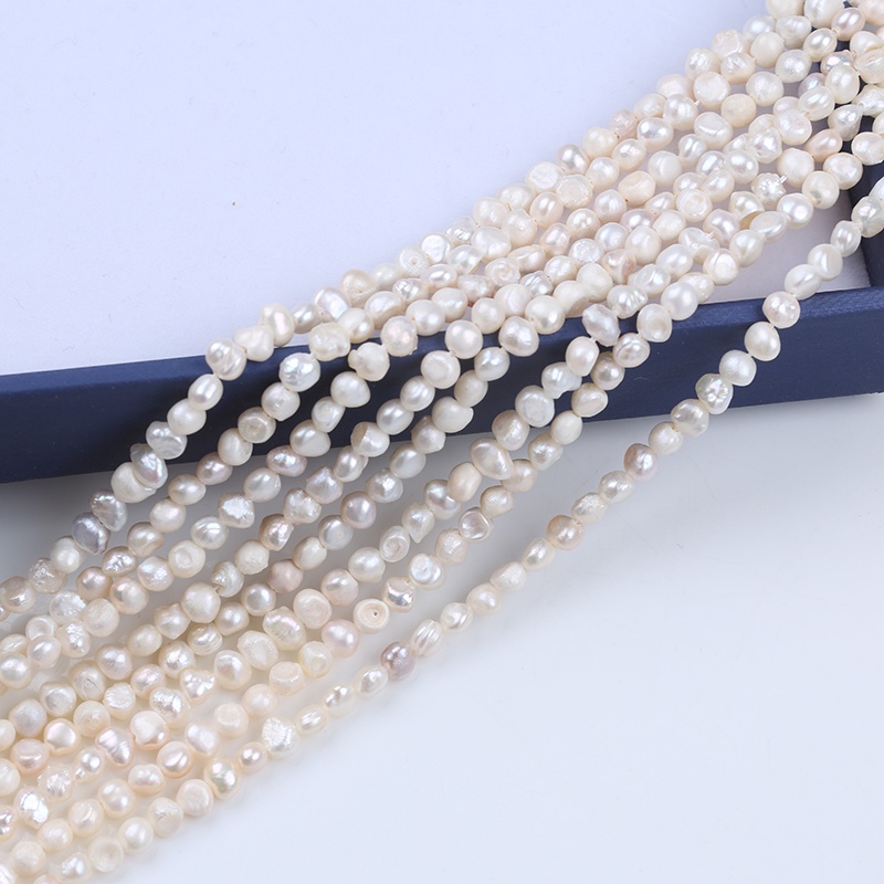 Hạt Ngọc Trai Tự Nhiên 4-5mm Dùng Làm Vòng Tay / Vòng cổ