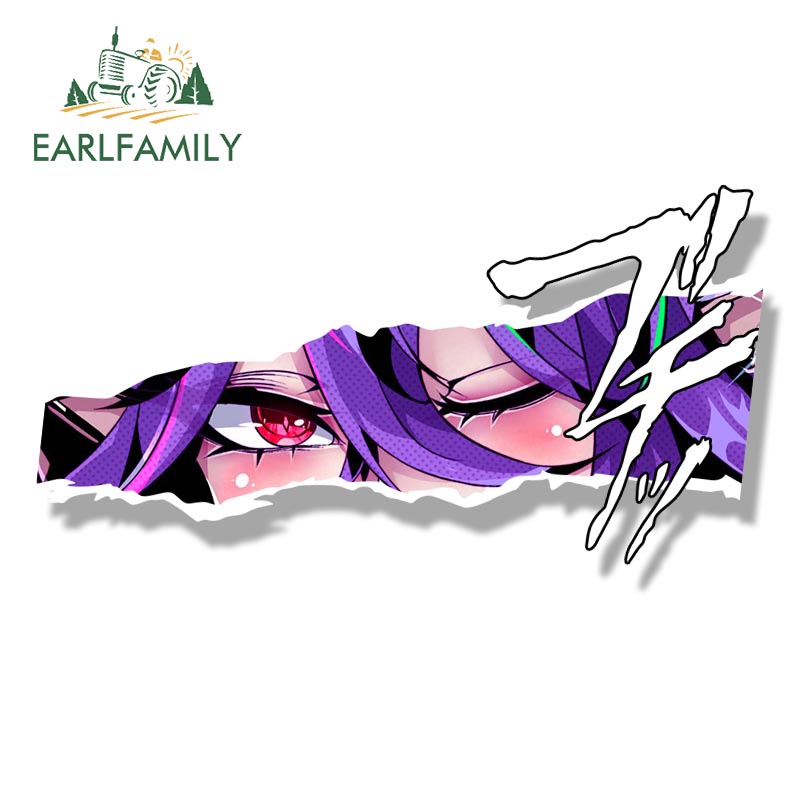 Miếng Dán Trang Trí Xe Hơi Họa Tiết Hoạt Hình Graffiti Vermeil Fanart Màu Vàng Waifu