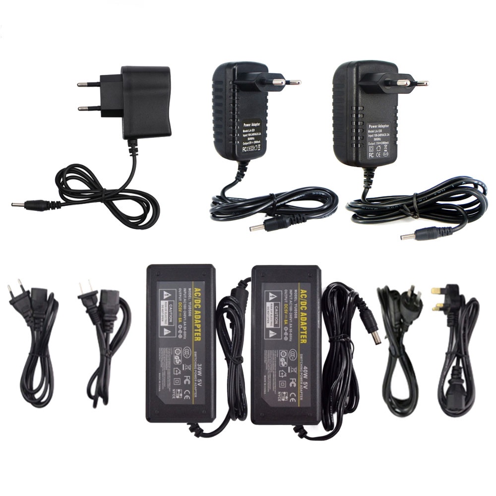 Bộ Cung Cấp Nguồn Led 5V 6A 8A 10A Cho DC5V WS2801 WS2812B SK6812