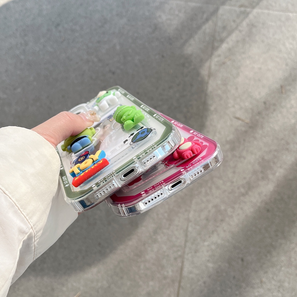 Ốp Điện Thoại Tpu Trong Suốt In Hoạt Hình Toy Story 3D Cho iPhone 14 13 12 11 Pro Max XS XR 7 8 Plus