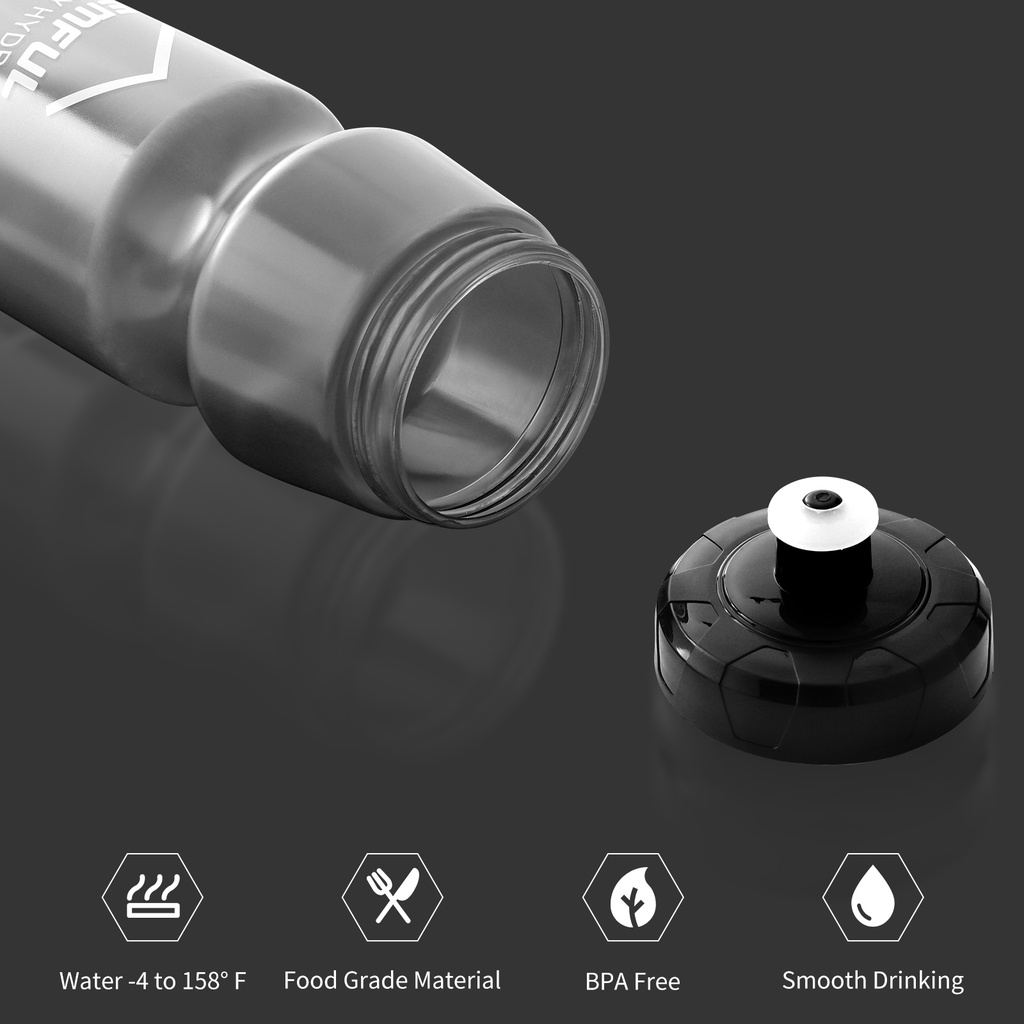 Set 1/2 bình uống nước thể thao dung tích 750ml