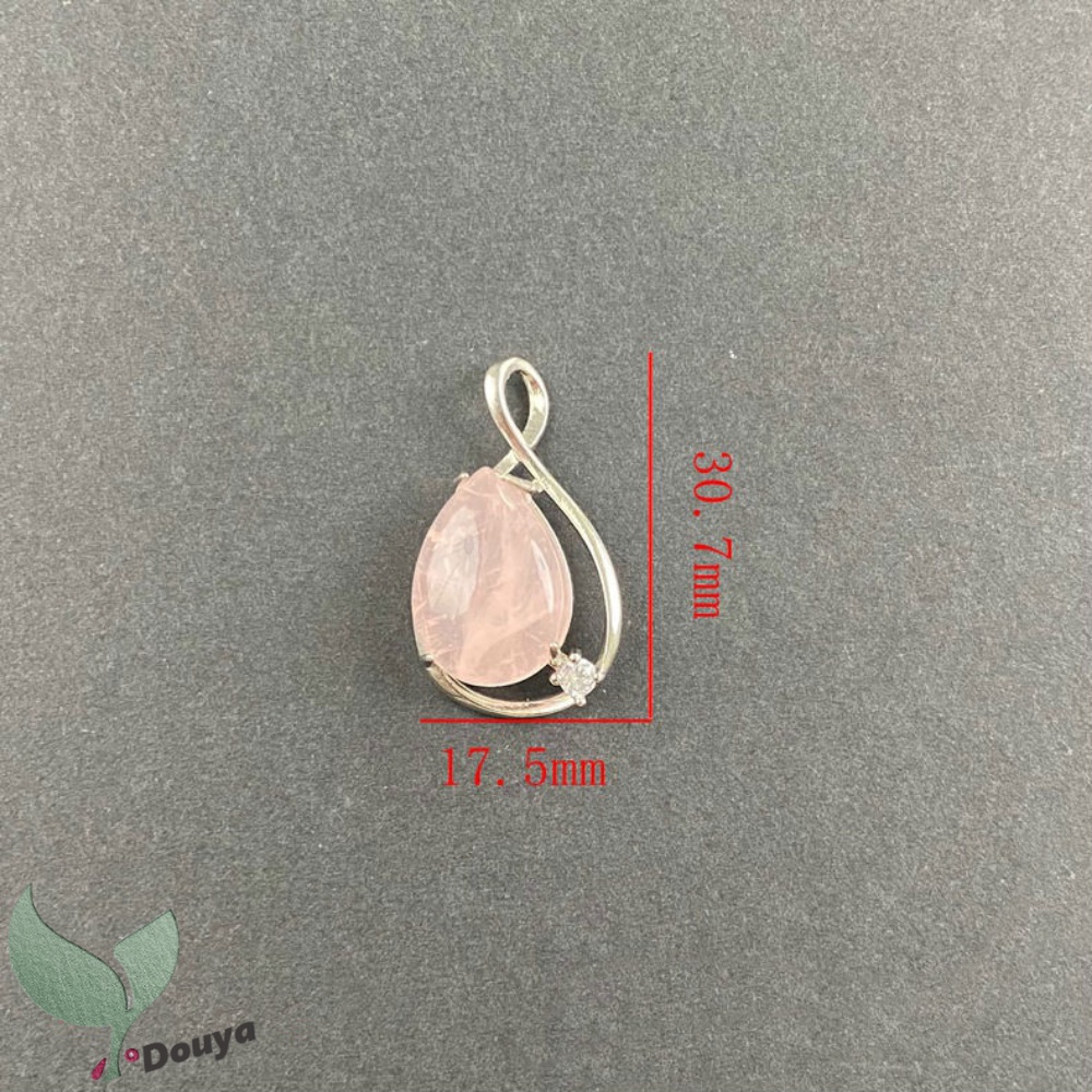 Vòng cổ Mặt Đá Thạch Anh Tím Tự Nhiên Dành Cho Nam Và Nữ