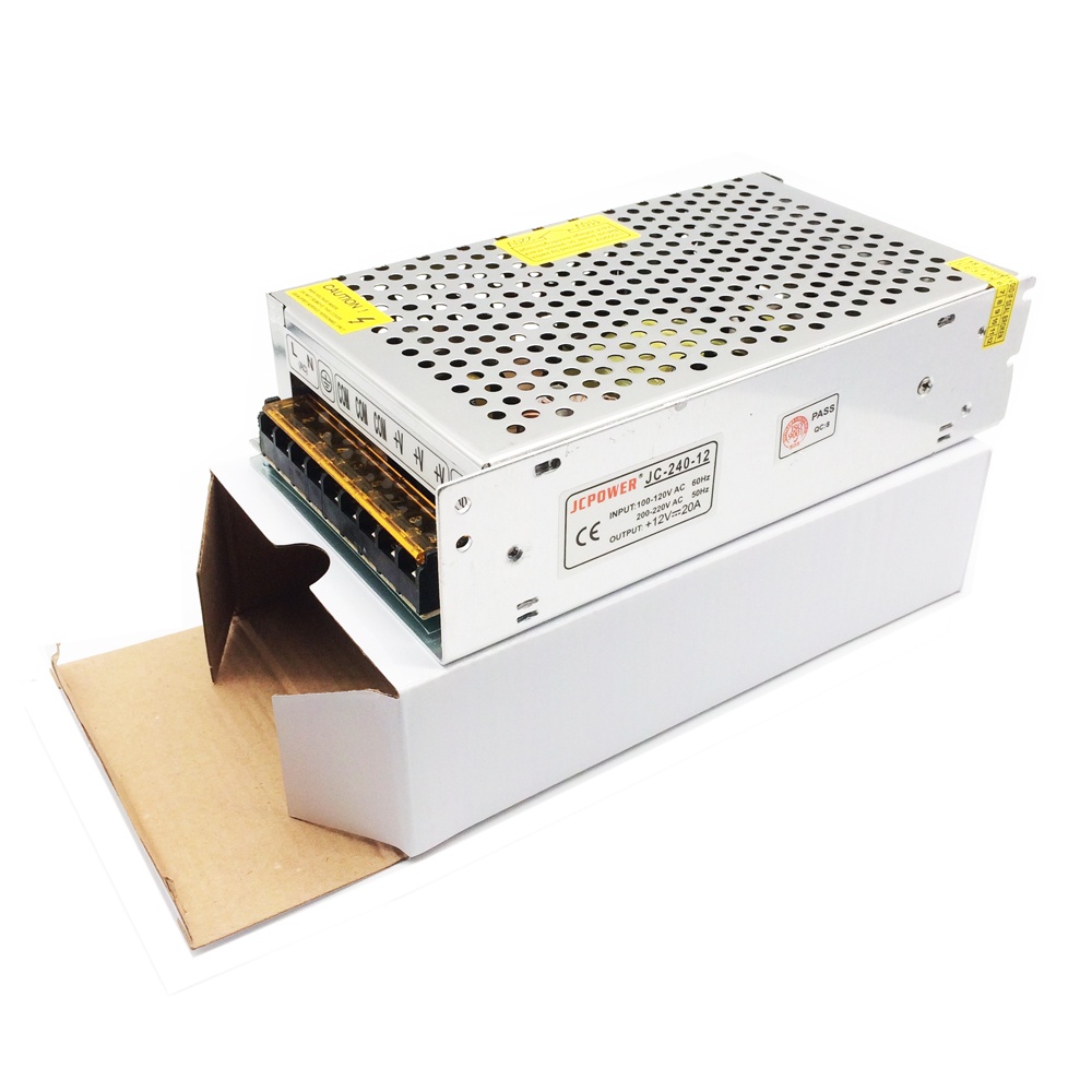 Bộ Chuyển Đổi Nguồn Đèn Led 240W AC100-240V Xnbada 12V 20A