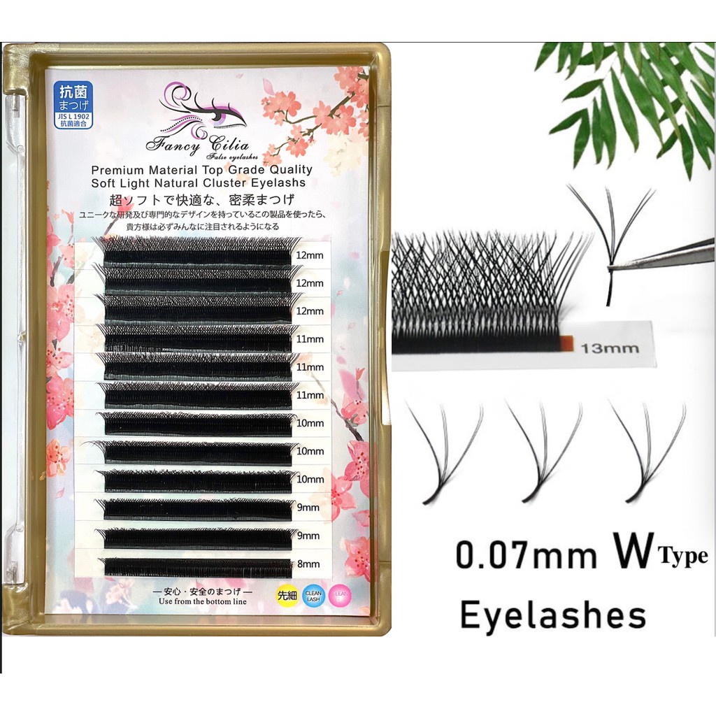 Lông Mi Giả 3D Dày, Hình Chữ W Dùng Cho Hóa Trang, Trang Điểm Tiệc
