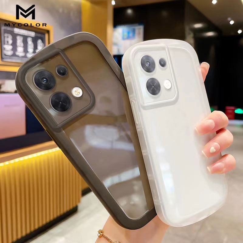 Ốp Điện Thoại Màu kẹo mắt lớn TPU linh hoạt Cho OPPO Reno 8T 8Z 8 7 7Z 6 6Z 5 Reno8 Reno7 Reno6 Reno5 Pro 5G 4G 2023