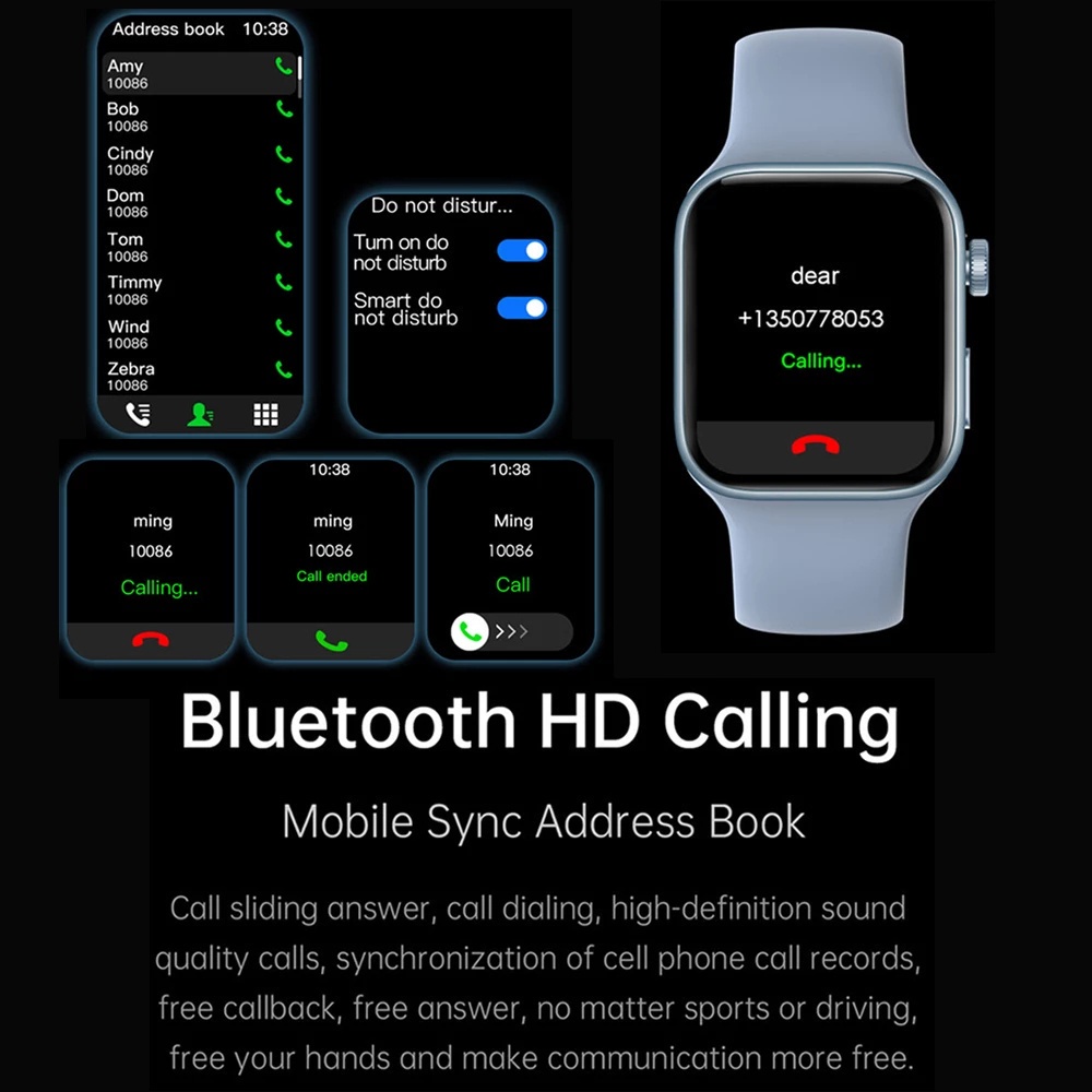 Samsung Đồng Hồ Thông Minh Smart Watch Series 8 Bản Quốc Tế. Màn To Viền Siêu Mỏng Cạnh Vuông Sang Trọng Nghe Gọi | BigBuy360 - bigbuy360.vn