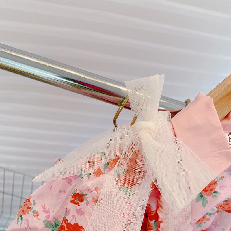 Bộ Áo In Hoa + Quần Ngắn Dễ Thương Dành Cho Bé Gái 1-6 Tuổi