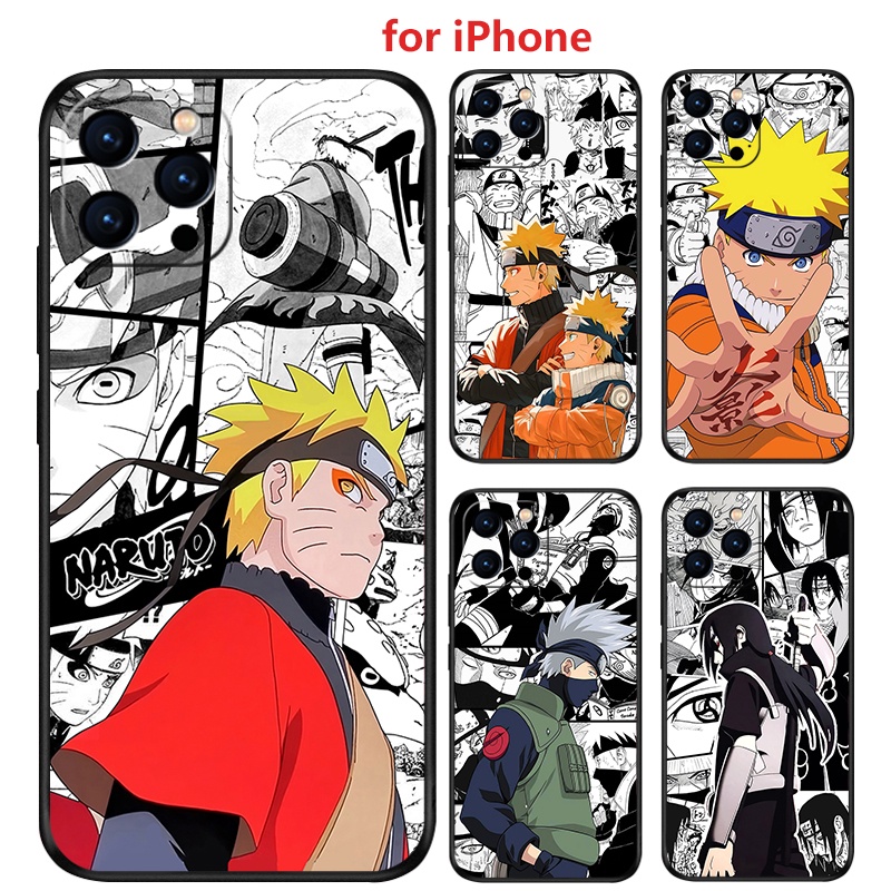 Ốp Lưng iphone 12 13 14 pro max mini plus Naruto Nhiều Mẫu Mã Cho Điện Thoại