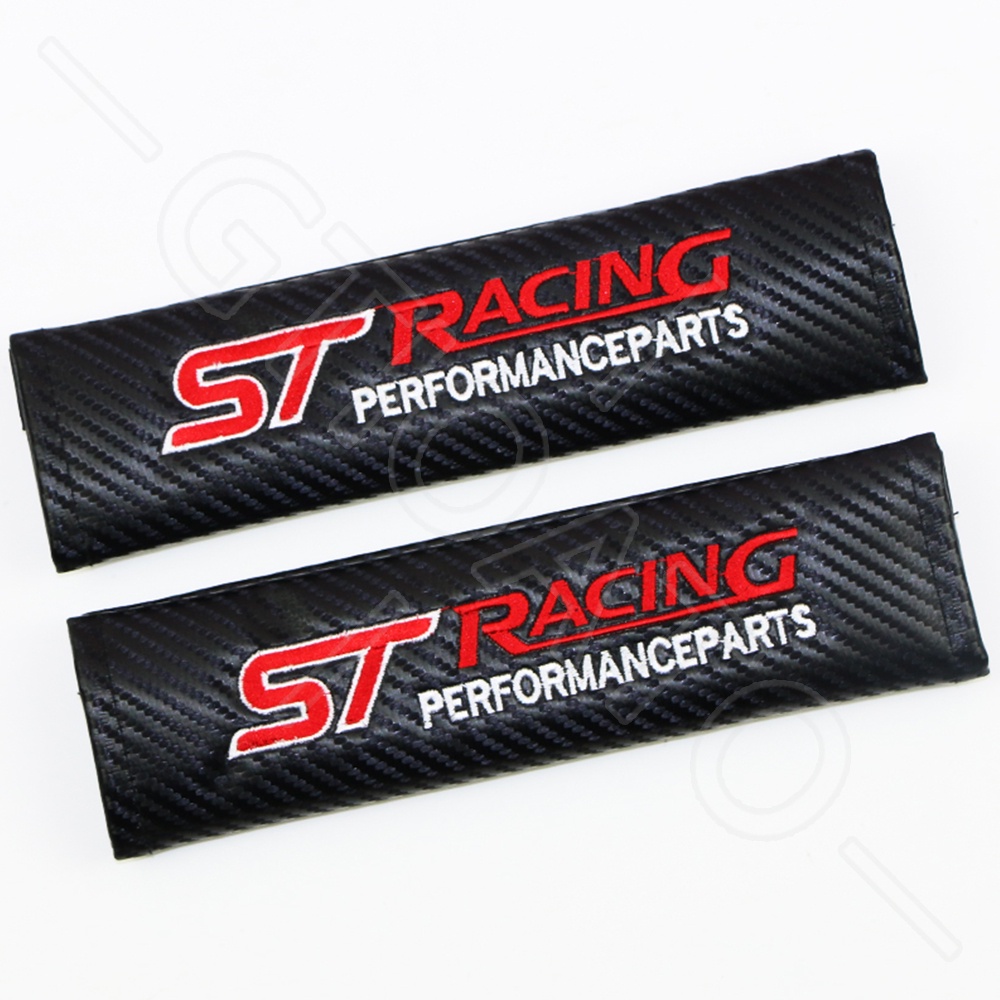 GTIOATO Cho Ford ST Racing Sợi Carbon DâY Đai An ToàN Ô Tô CàI DâY An ToàN Ô Tô BọC DâY An ToàN Xe HơI Phụ KiệN Ô Tô Trang Trí Oto Phụ KiệN BêN Trong Ô Tô