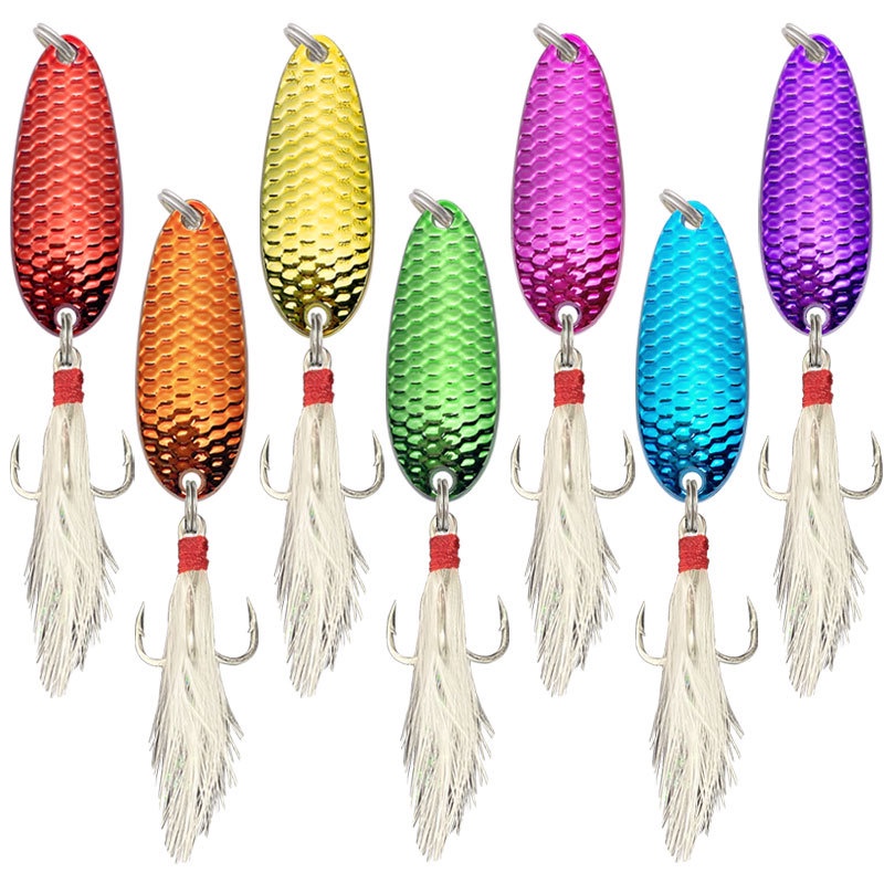 Mồi thìa lượn Spoon nặng 7.5G / 10G chuyên câu cá suối, cá mương, câu lure
