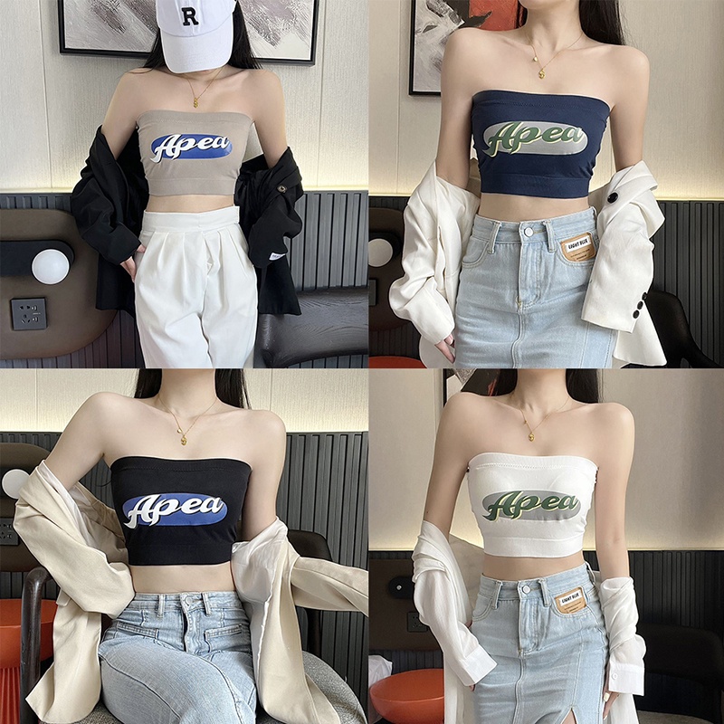 Áo croptop GJCUTE MFC WTD in chữ thời trang đường phố gợi cảm cho nữ