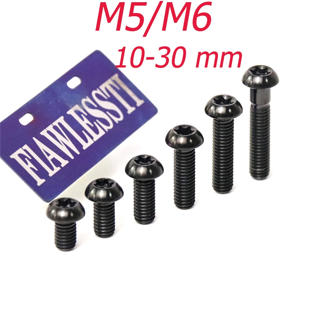 Bộ Ống Xả Khí Thải Bằng Titan M5×10/12/14/20 Cho Xe Mô Tô Ti Gr5