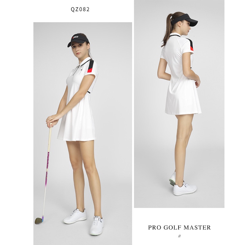 PGM chất lượng cao Polo Golf Phụ nữ nhanh khô thể thao Golf Dress QZ082