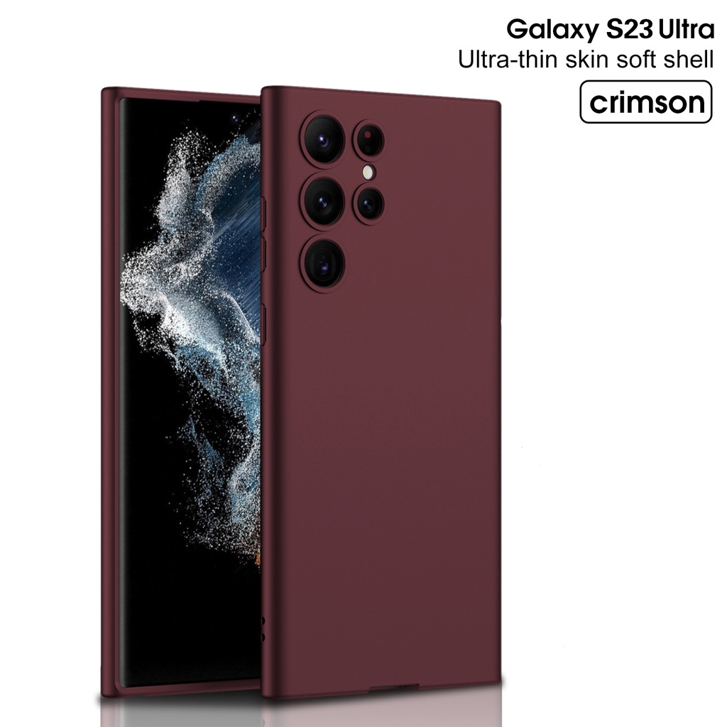 Ốp Lưng Mềm Siêu Mỏng Cho Samsung Galaxy S23 Ultra S23 Plus