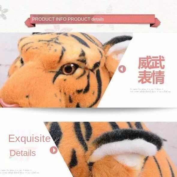 Đồ Chơi Thú Nhồi Bông Hình Con Hổ Cho Bé